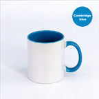Heat transfer cup 11 oz Interior color painted cup