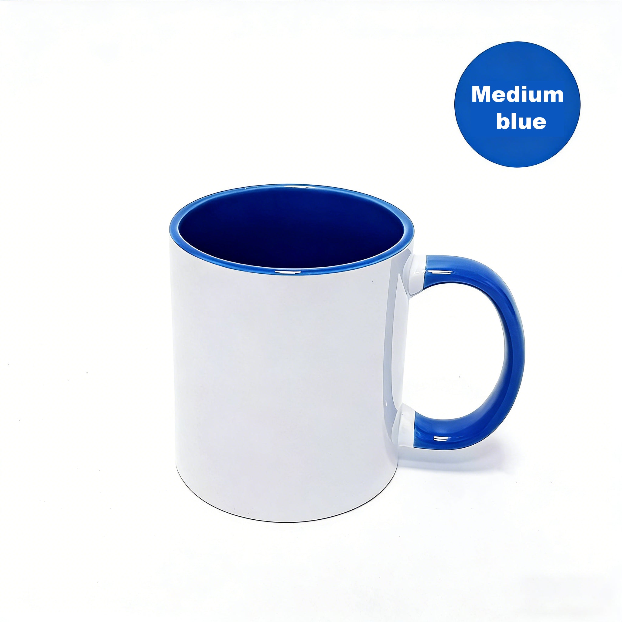 Heat transfer cup 11 oz Interior color painted cup