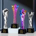 Honor of Crystal Factory Direct Sales Medals and Trophies Crystal Glazed Trophy Custom Crystal Awards-19-19款水晶烤色奖杯