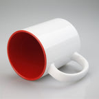 11oz Internal Colored Sublimation mug Printed Customized Logo Ceramic Mug