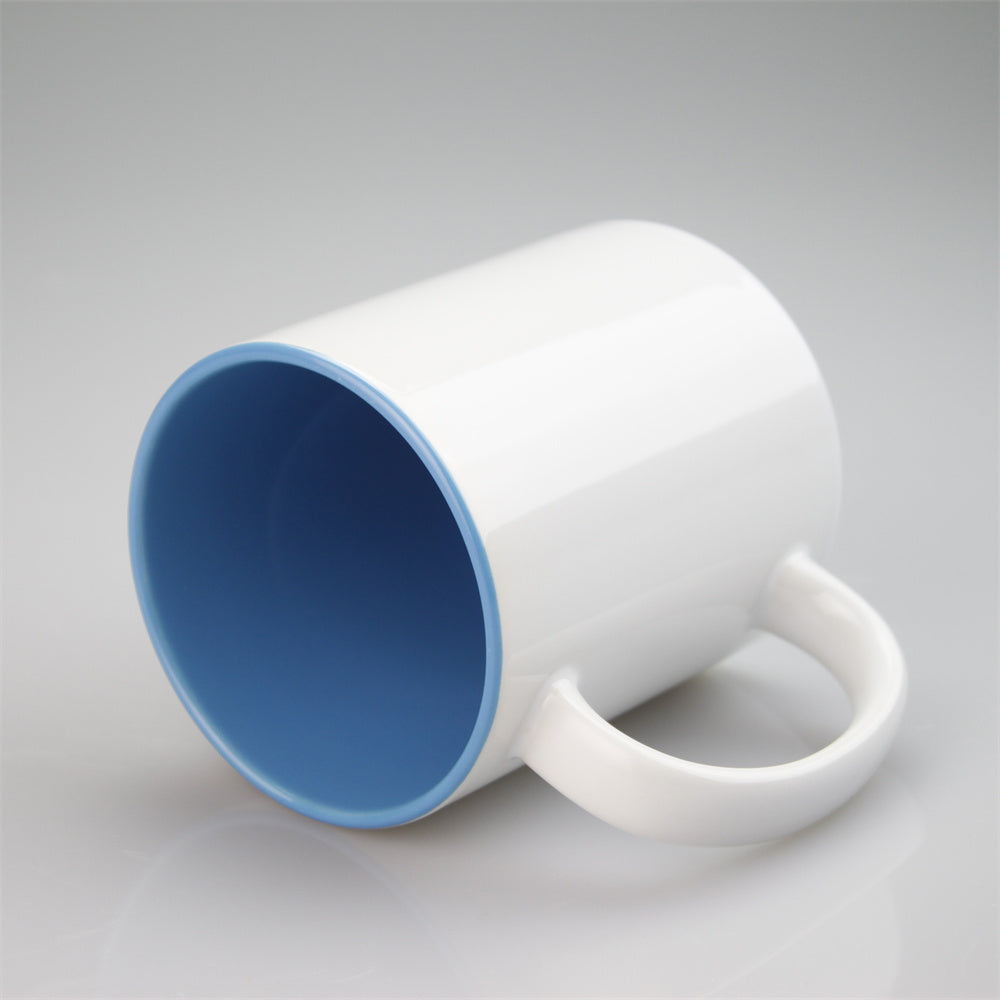 11oz Internal Colored Sublimation mug Printed Customized Logo Ceramic Mug