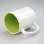 11oz Internal Colored Sublimation mug Printed Customized Logo Ceramic Mug