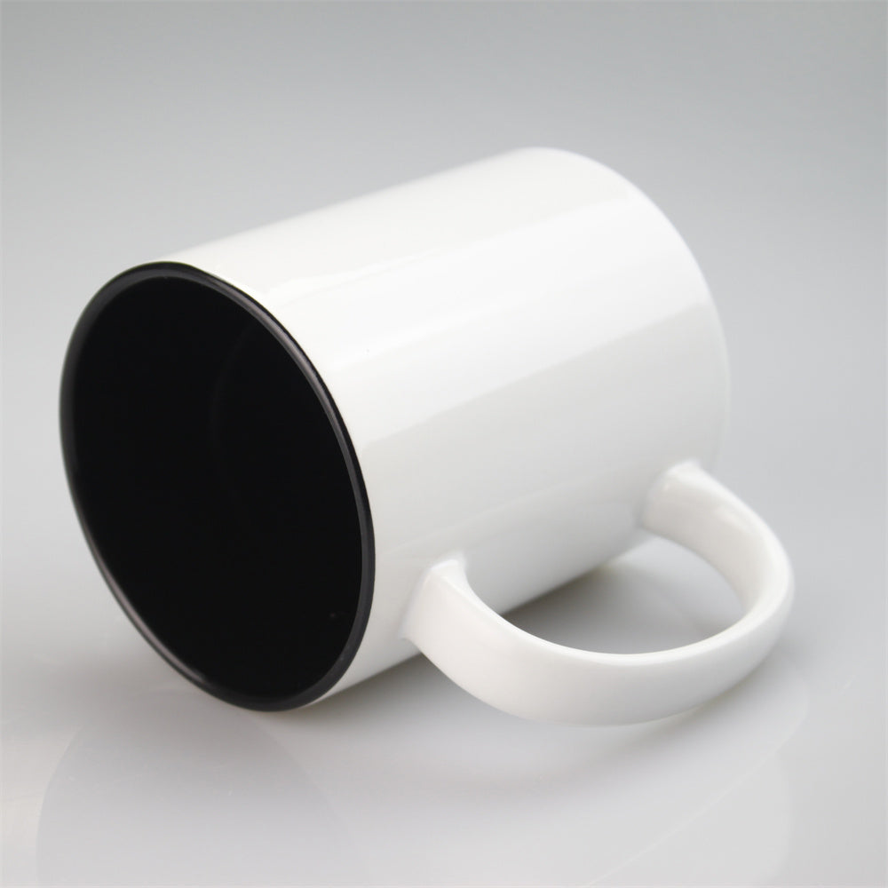 11oz Internal Colored Sublimation mug Printed Customized Logo Ceramic Mug