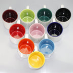 11oz Internal Colored Sublimation mug Printed Customized Logo Ceramic Mug