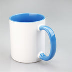 11oz 2 Tones Glazed Ceramic Mug Sublimation Printed Customized Logo