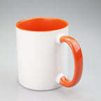 11oz 2 Tones Glazed Ceramic Mug Sublimation Printed Customized Logo