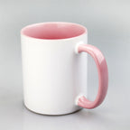 11oz 2 Tones Glazed Ceramic Mug Sublimation Printed Customized Logo