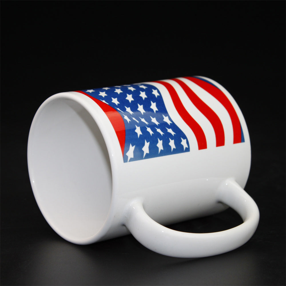 11 oz White mug Ceramic Gift Mugs Heat-Transfer Sublimation Cup