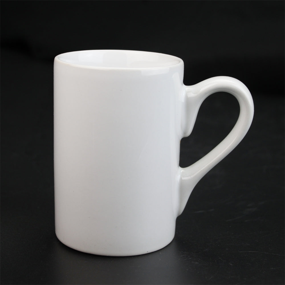 10 oz straight cup Ceramic Gift Mugs Heat-Transfer Sublimation Cup