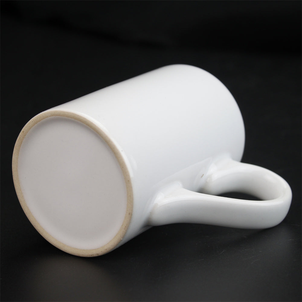 10 oz straight cup Ceramic Gift Mugs Heat-Transfer Sublimation Cup