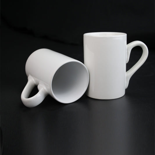 10 oz straight cup Ceramic Gift Mugs Heat-Transfer Sublimation Cup