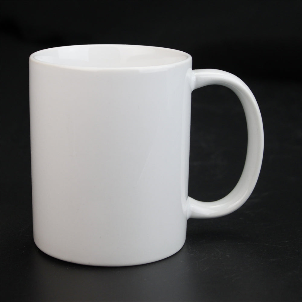 11 oz White mug Ceramic Gift Mugs Heat-Transfer Sublimation Cup
