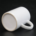 3oz White Ceramic cup Custom Logo Designs Heat Transfer Blank for Cup Usage