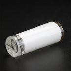 3oz Glass cup White Patch Gold Rim Sublimation Glasses Mug Customized Printing