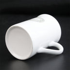 High-Quality 10 oz Gold Rim Reflective Cup Heat-Transfer Sublimation Ceramic Mugs