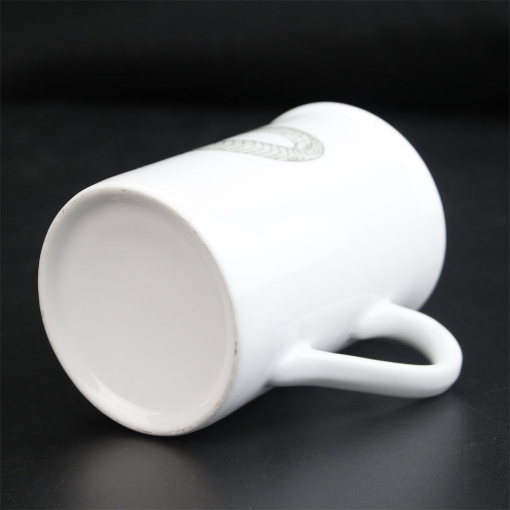 High-Quality 10 oz Gold Rim Reflective Cup Heat-Transfer Sublimation Ceramic Mugs