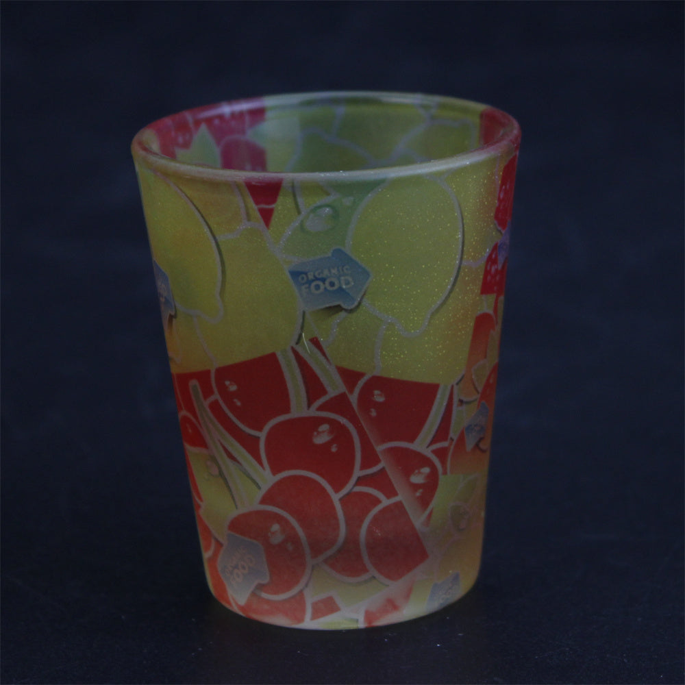1.5oz Frosted White Cup Sublimation Heat Transfer Glass Cup