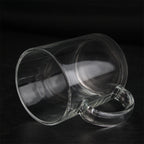 11oz transparent White Cup Sublimation Heat Transfer Glass Cup