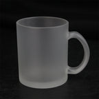 11oz Frosted Glass cup Sublimation Glasses Mug Customized Printing