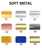 High-Temperature PU Soft Metal Heat Transfer Vinyl Easyweed Htv Transfers-PU-B系列刻字膜