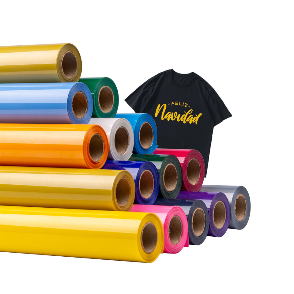PU Heat Transfer Vinyl Small Rolls Matte Htv Vinyl Printed Matte Heat Transfer Vinyl for Clothing-PU-D系列刻字膜