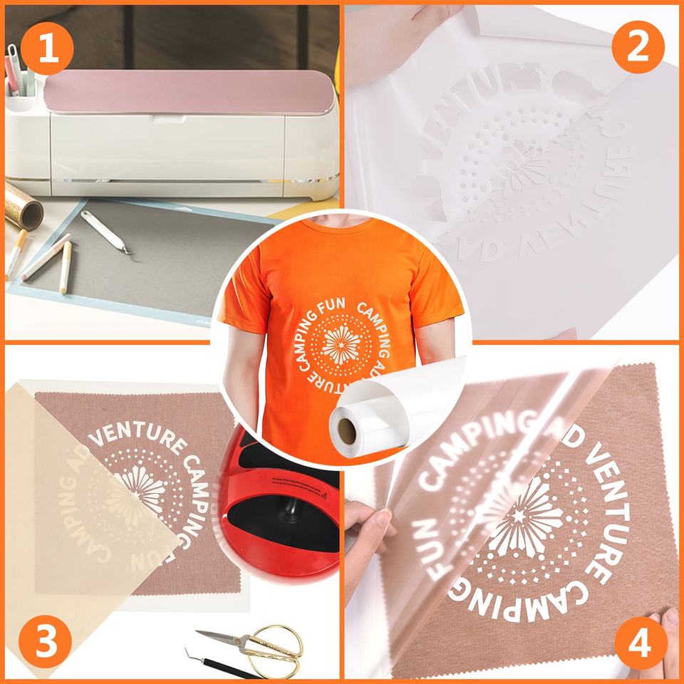 PU Heat Transfer Vinyl Small Rolls Matte Htv Vinyl Printed Matte Heat Transfer Vinyl for Clothing-PU-D系列刻字膜