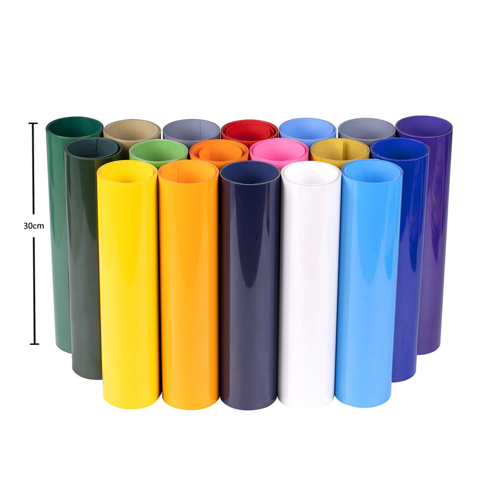 PU Heat Transfer Vinyl Small Rolls Matte Htv Vinyl Printed Matte Heat Transfer Vinyl for Clothing-PU-D系列刻字膜