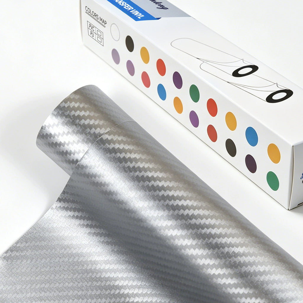 Customizable Bamboo Mat Heat Transfer Vinyl Roll Sheets Printing Paper-PU-F系列刻字膜