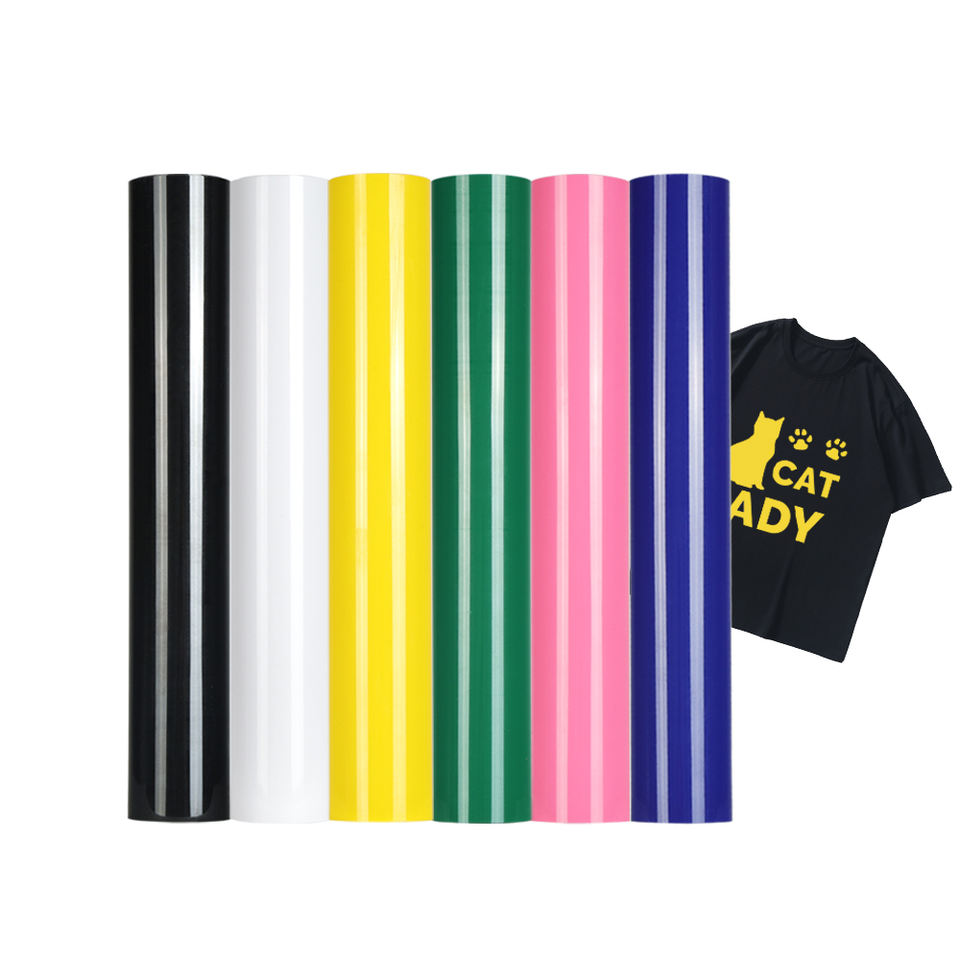 Korea PVC Heat Transfer Vinyl Rolls Flex HTV Film for T Shirt Garment Printing-PVC-A系列刻字膜