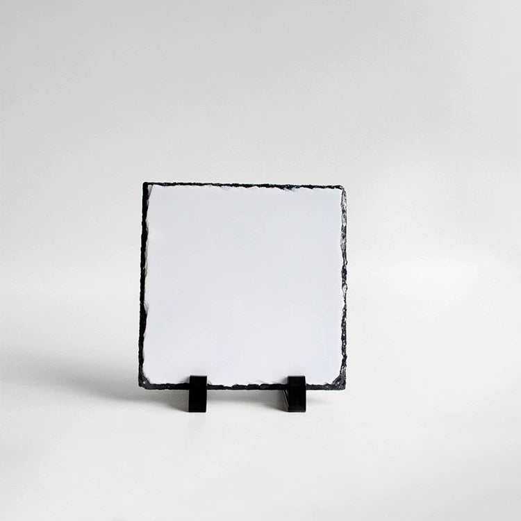 DIY Small Blank Rock Photo Frame Ornament 150*150mm-SH19石画
