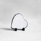 Heat Transfer Small Heart Shaped Blank Rock Picture Frame 150*150mm-SH20心形石画
