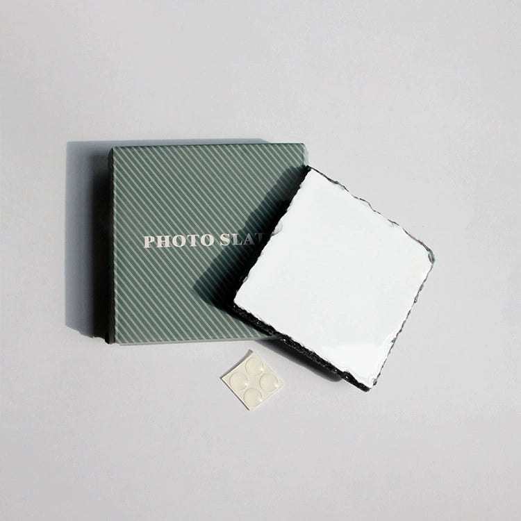 Thermal Transfer Small Sublimation Blank Stone Photo Frame 100*100mm-SH41石画