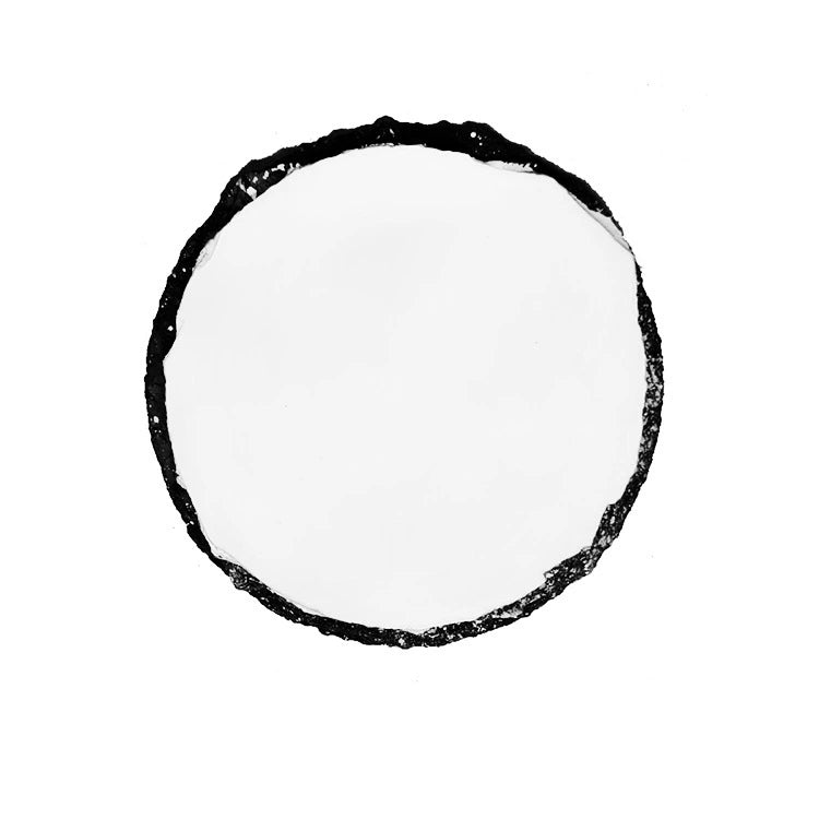 Portable Rock Mini Photo Frame Sublimation Blank 100mm Round-SH42圆形石画