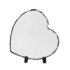 Gift Style Rock Slate Heart Shaped Sublimation Blank Frame 200*200mm-SH45心形石画