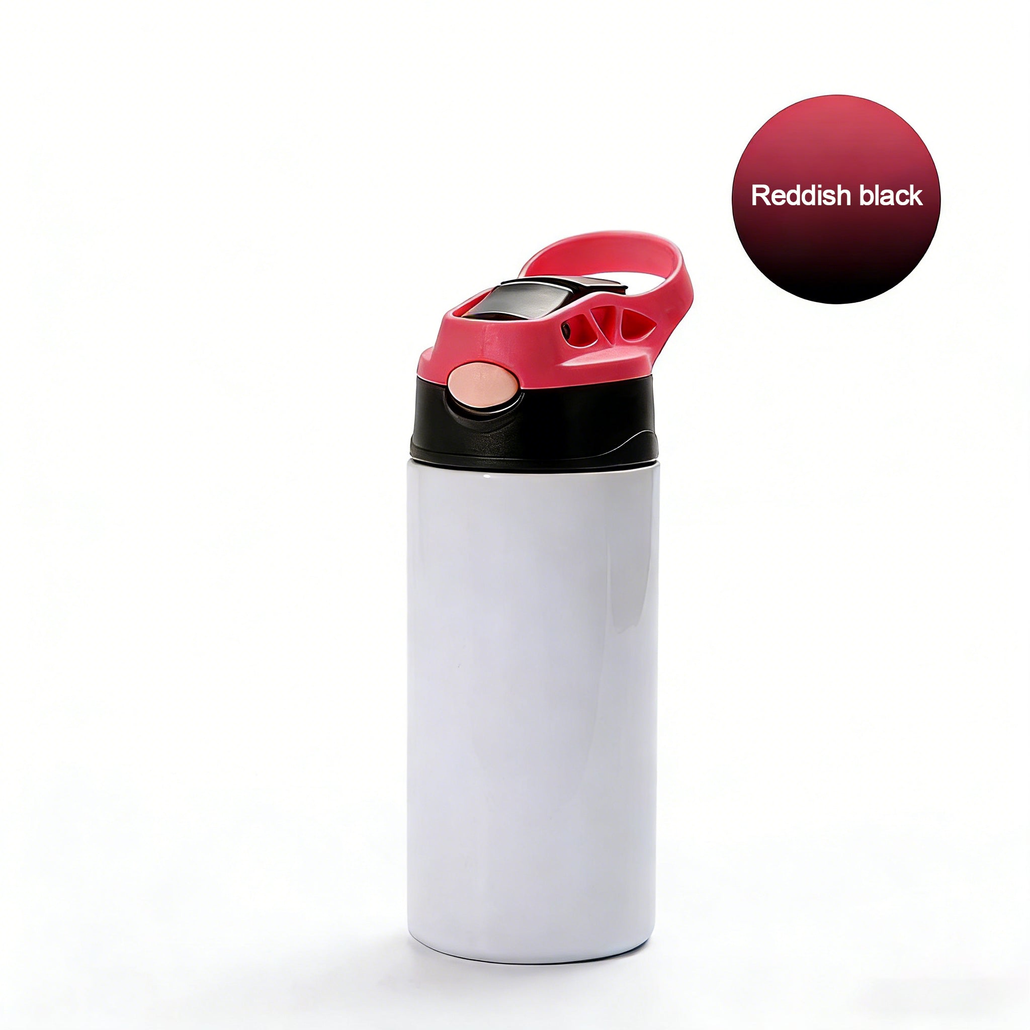 Heat transfer children's two-color handle lid insulated cup