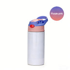 Heat transfer children's two-color handle lid insulated cup