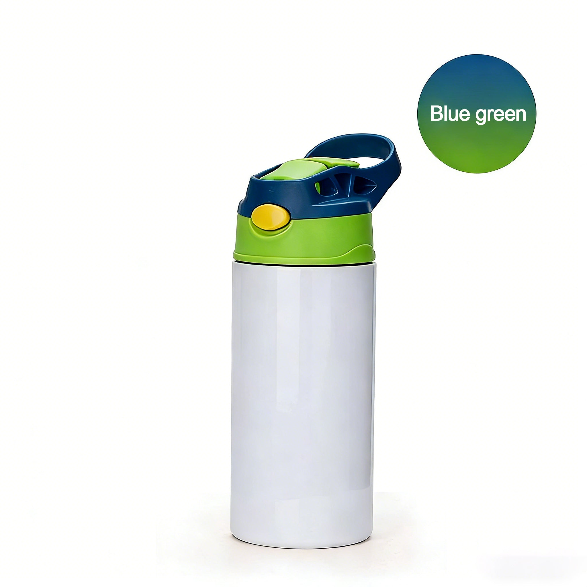 Heat transfer children's two-color handle lid insulated cup