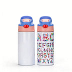 Heat transfer children's two-color handle lid insulated cup
