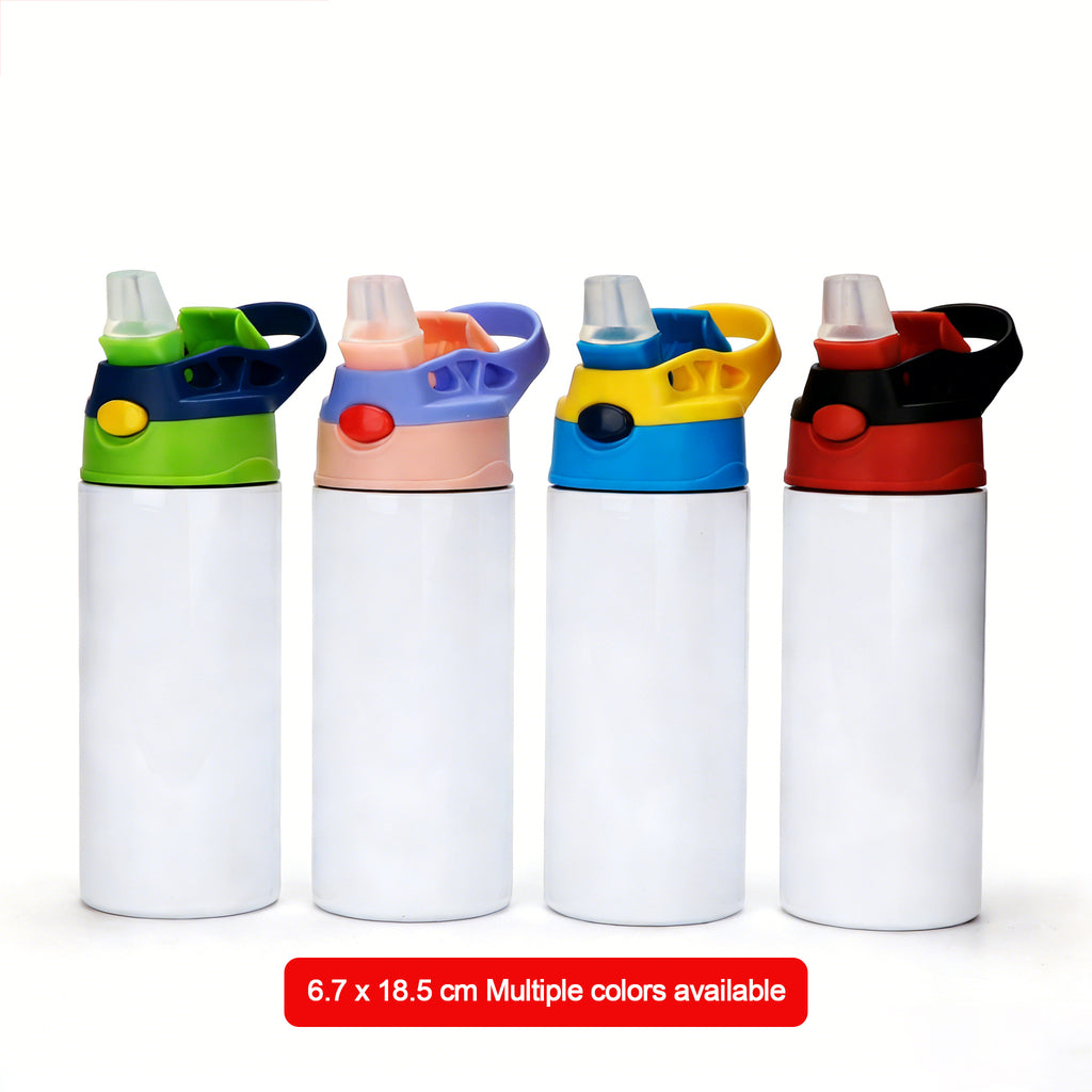 Heat transfer children's two-color handle lid insulated cup
