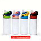 Heat transfer children's two-color handle lid insulated cup