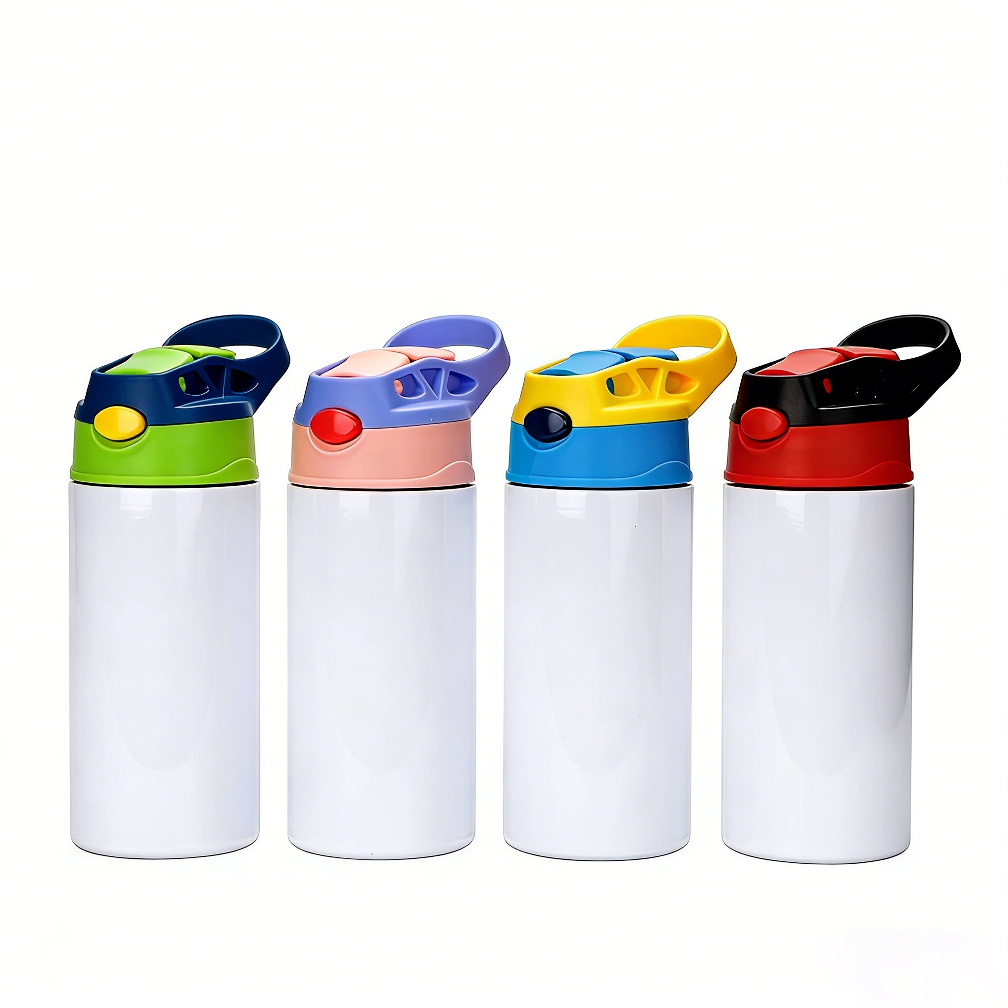 Heat transfer children's two-color handle lid insulated cup