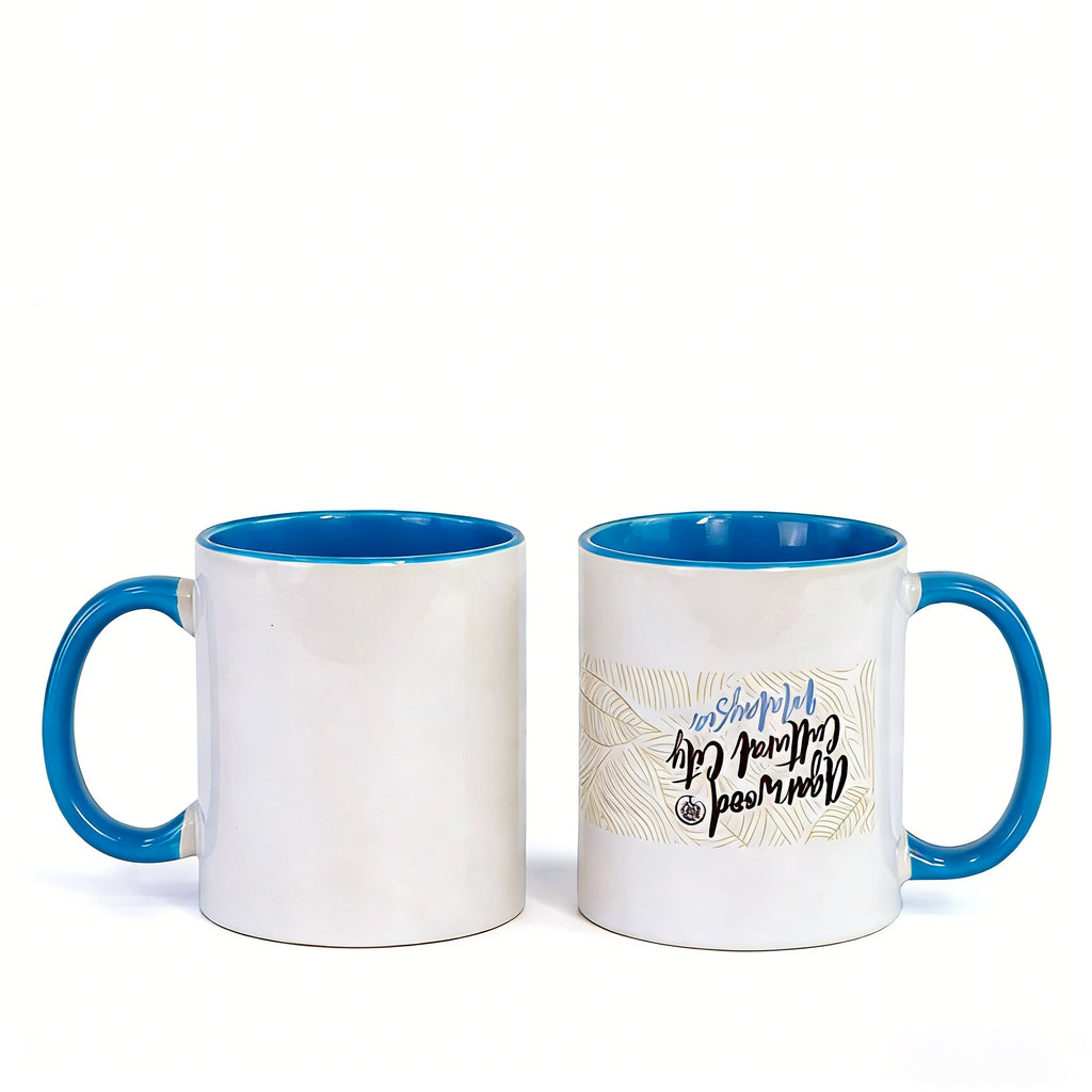 Heat transfer cup 11 oz Interior color painted cup
