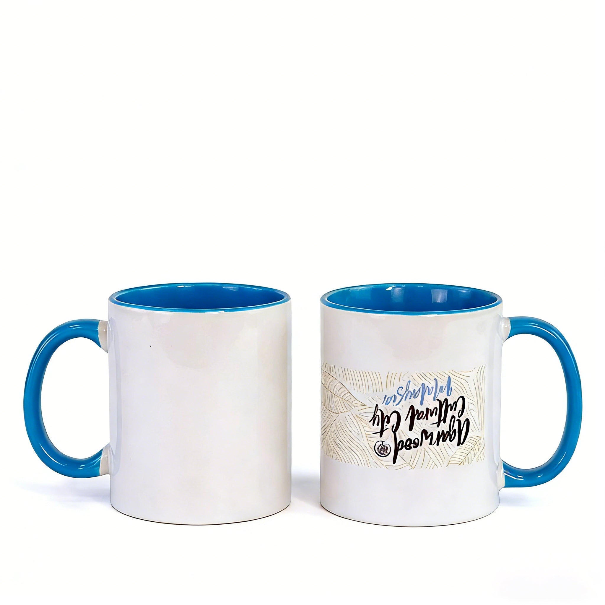Heat transfer cup 11 oz Interior color painted cup