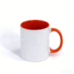 Heat transfer cup 11 oz Interior color painted cup