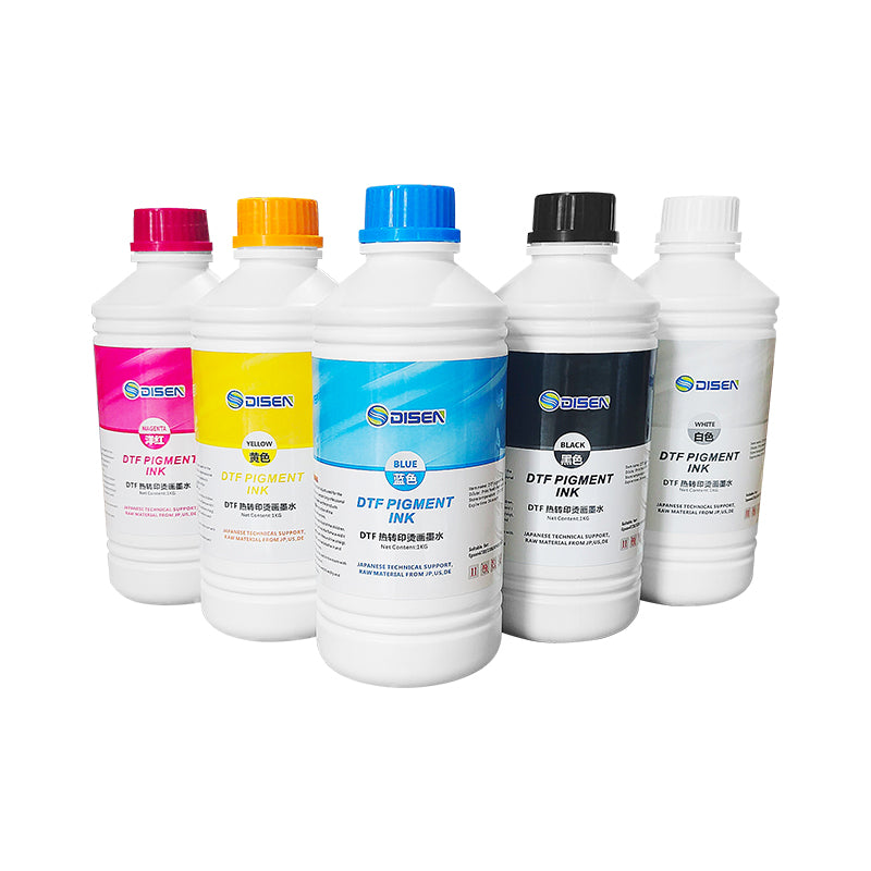 DTF Pet Film Pigment White Ink 1000ml DTF Ink for Epson I3200 4720 Dx5 Dx7 L1800 XP600