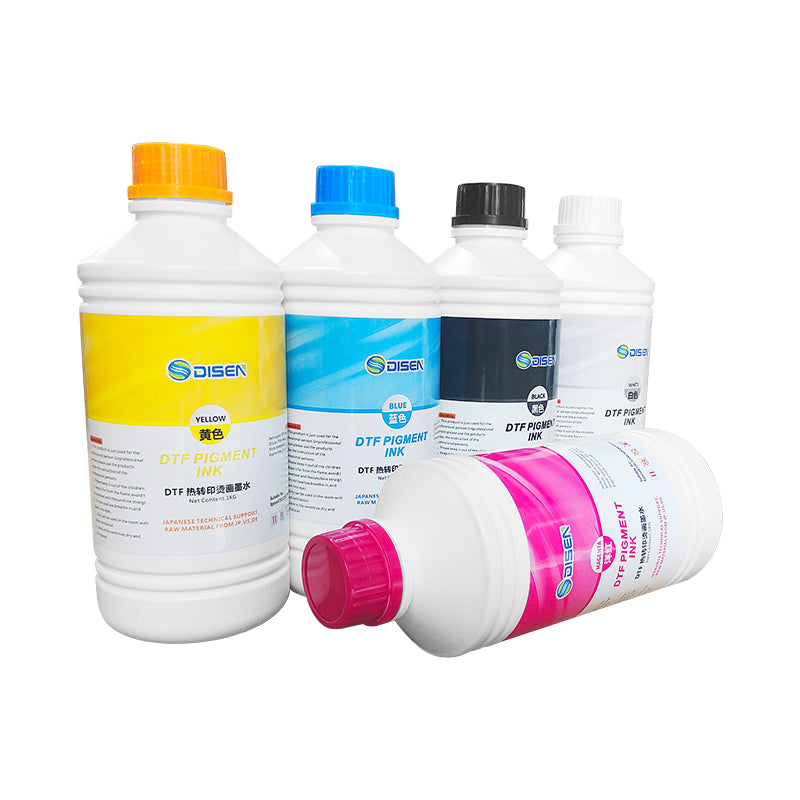 DTF Pet Film Pigment White Ink 1000ml DTF Ink for Epson I3200 4720 Dx5 Dx7 L1800 XP600