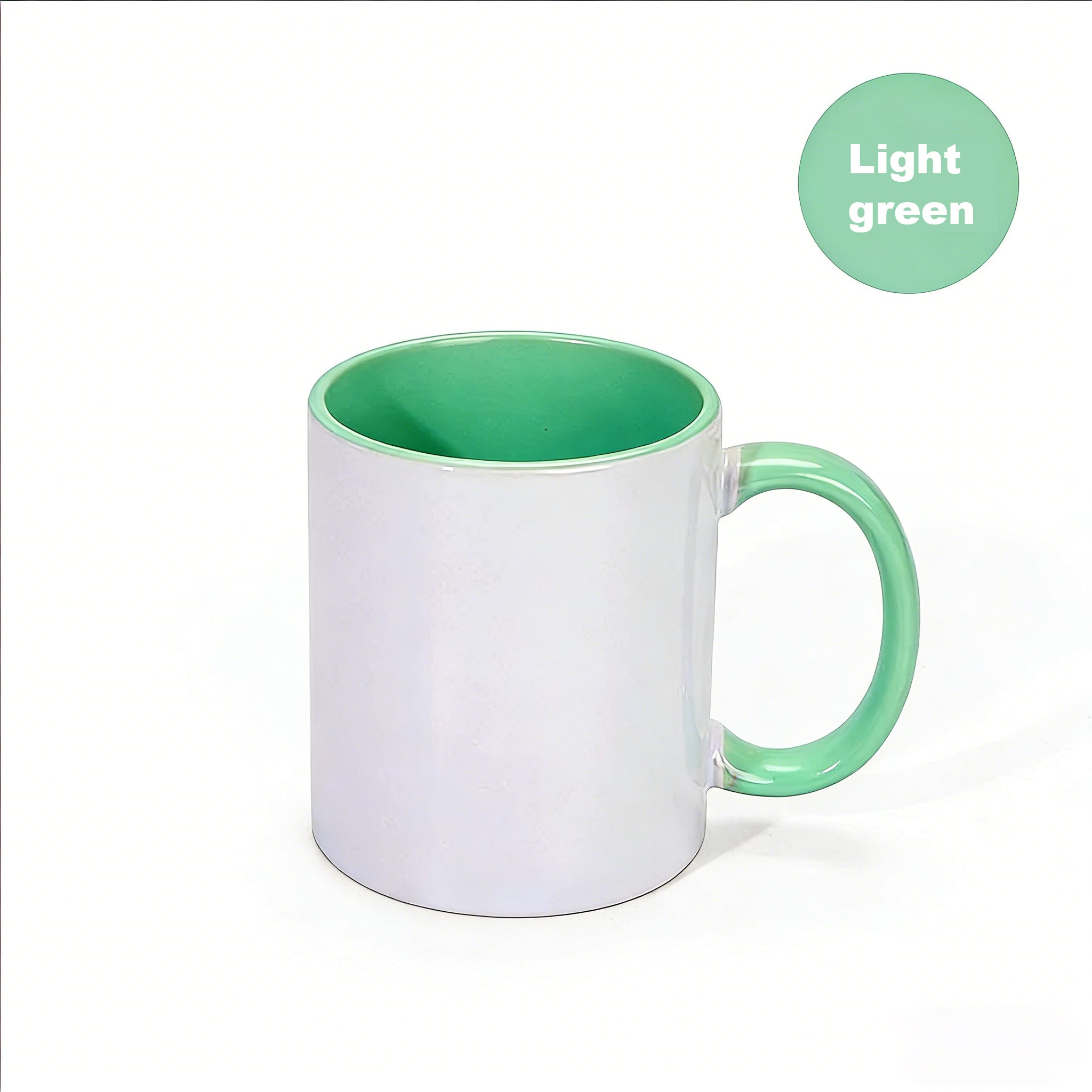 Heat transfer cup 11 oz Interior color painted cup
