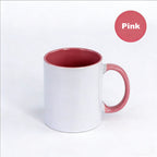 Heat transfer cup 11 oz Interior color painted cup