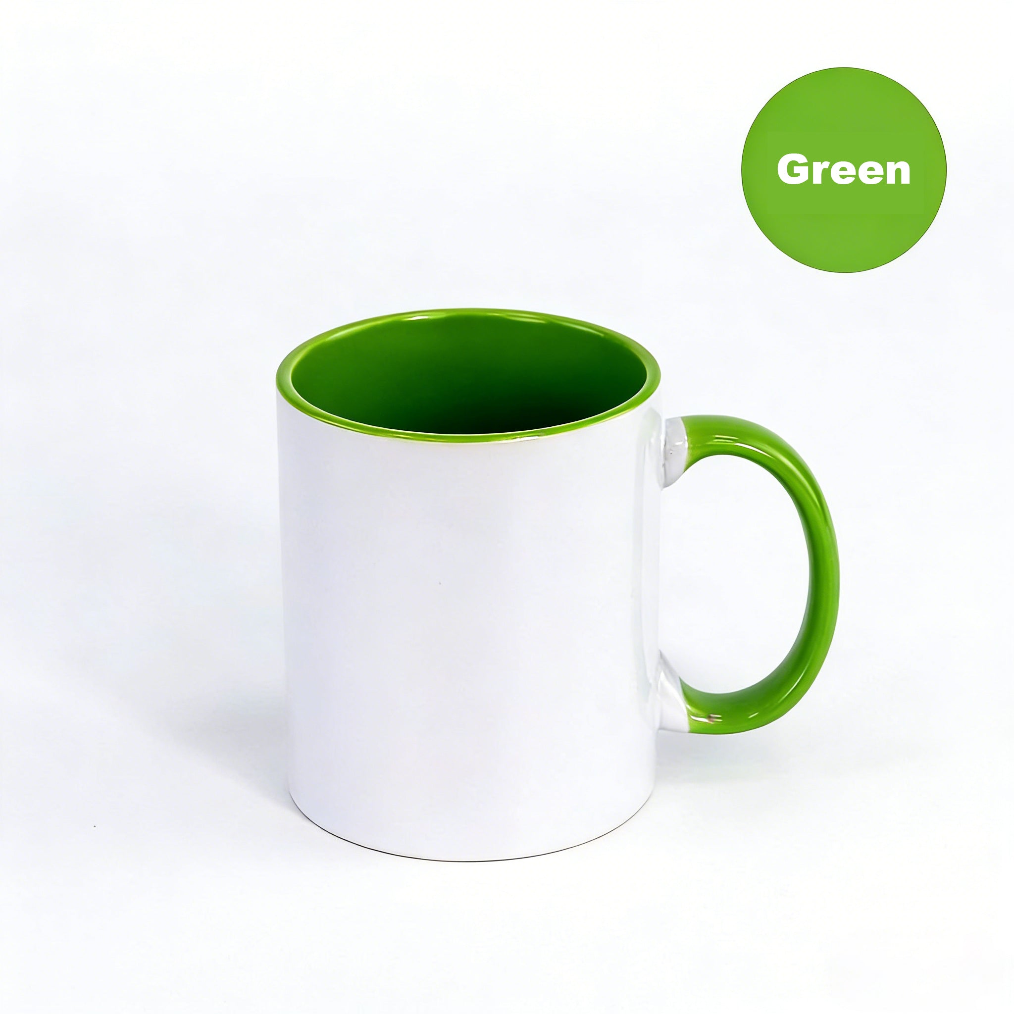 Heat transfer cup 11 oz Interior color painted cup