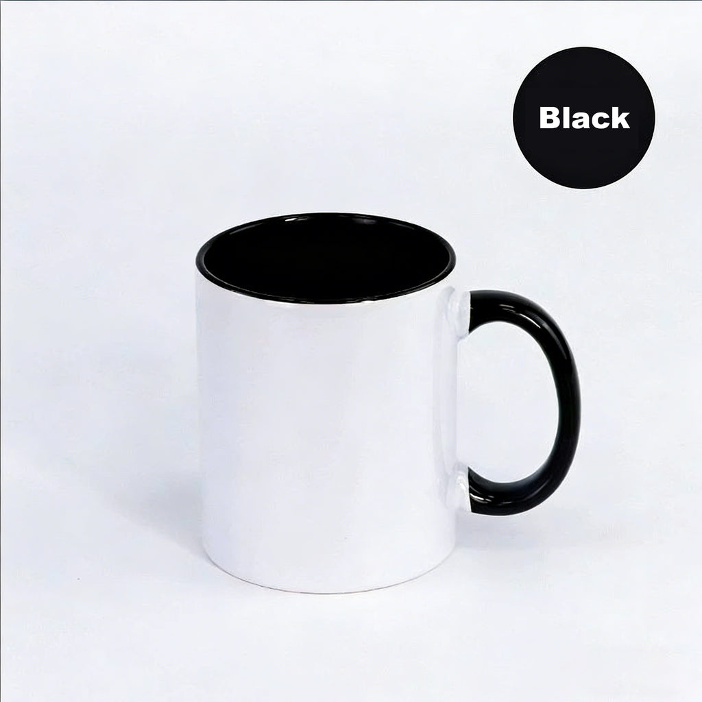 Heat transfer cup 11 oz Interior color painted cup
